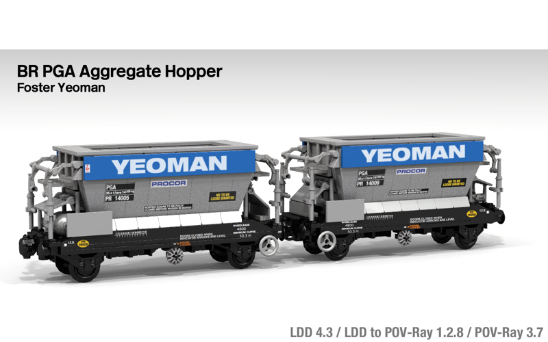 British Rail PGA Aggregate Hopper Wagon (Foster Yeoman)
